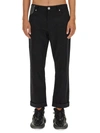 Balmain Regular Fit Black Denim Jeans In Black