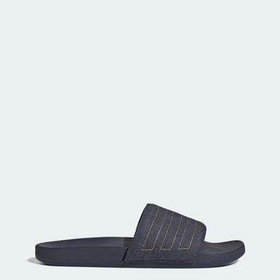 Adidas Originals Adilette Comfort Slide Sandal In Grey