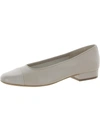 Vaneli Frankie Womens Padded Insole Low Heel Dress Shoes In Beige