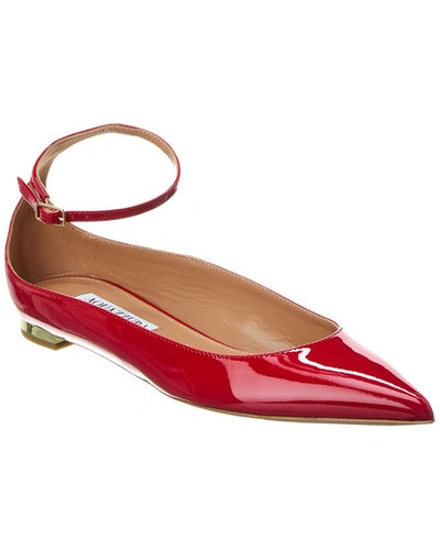 AQUAZZURA LOVE AFFAIR PATENT FLAT