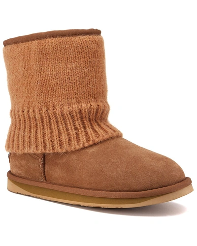 Australia Luxe Collective Fame Suede Boot In Brown