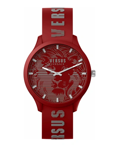 Versus Domus Strap Watch In Red