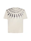 Neil Barrett Easy Fit Crew-neck T-shirt With Print In Dkivo/steel/sla
