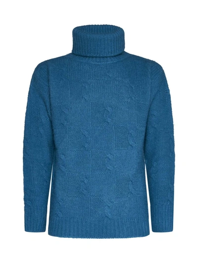 Pt Torino Capsule Sweaters In Turquoise