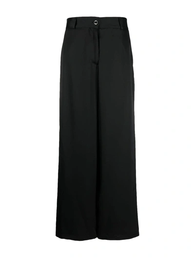 Jil Sander Slightly Low Waist Relaxed Fit Trouser With Side Seam Pockets In Black