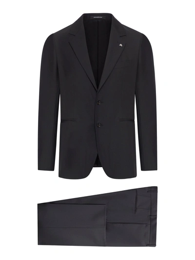 Tagliatore Tailored Suit In Black