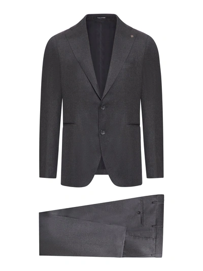 TAGLIATORE TAILORED WOOL AND SILK SUIT