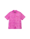 Stussy Pink Printed Shirt In Pink & Purple