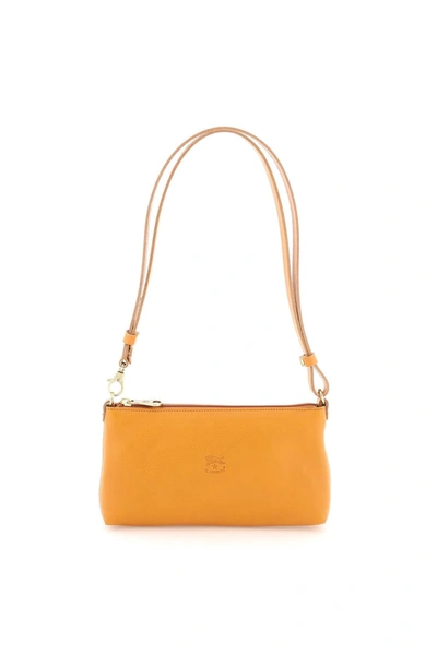 Il Bisonte Lucia Leather Shoulder Bag In Orange