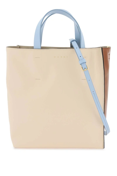 Marni Woman Museo Woman Beige Handbags In Mixed Colours