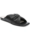 Sanctuary Flaningo Womens Flat Slip On Slide Sandals In Black