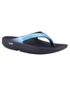 Oofos Oomega Oolala Luxe Flip Flop In Green