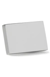 Cufflinks, Inc Rectangular Lapel Pin In Silver