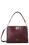 MULBERRY SMALL IRIS LEATHER TOP HANDLE BAG