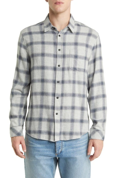 Rails Lennox Flannel Relaxed Fit Shirt In Metallic