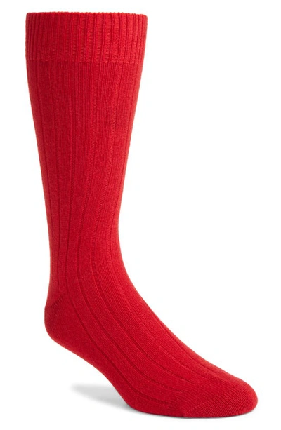 Pantherella Cashmere-blend Socks In Winter Berry
