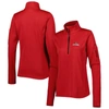 Columbia Red Georgia Bulldogs Park View Omni-wick Half-zip Top In Red