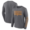 PROFILE PROFILE HEATHER CHARCOAL TENNESSEE VOLUNTEERS BIG & TALL TWO-HIT GRAPHIC LONG SLEEVE T-SHIRT