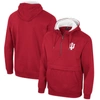 COLOSSEUM COLOSSEUM CRIMSON INDIANA HOOSIERS HALF-ZIP HOODIE