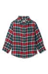 HATLEY HOLIDAY PLAID COTTON FLANNEL BUTTON-UP SHIRT