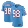 Nike Jeffery Simmons Tennessee Titans  Men's Nfl Game Football Jersey In Light Blue