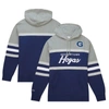 Mitchell & Ness Men's  Navy Georgetown Hoyas Head Coach Pullover Hoodie In Navy