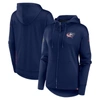Fanatics Branded  Navy Columbus Blue Jackets Authentic Pro Scuba Full-zip Hoodie In Navy