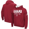 Colosseum Crimson Alabama Crimson Tide Sunrise Pullover Hoodie In Crimson