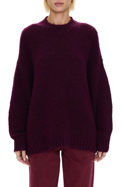 Pistola Carlen Mock Neck Sweater In Purple