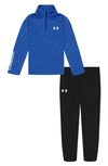 UNDER ARMOUR KIDS' TWIST QUARTER ZIP PULLOVER & ATHLETIC PANTS SET