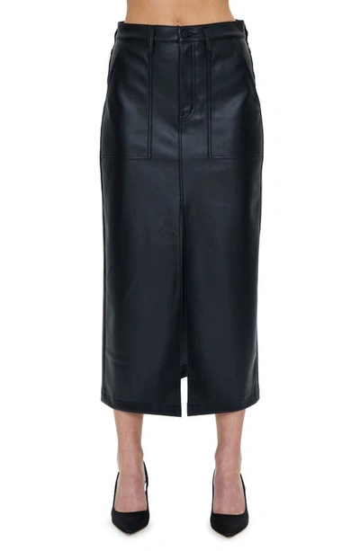 Pistola Alice Straight Faux-leather Utility Skirt In Multi