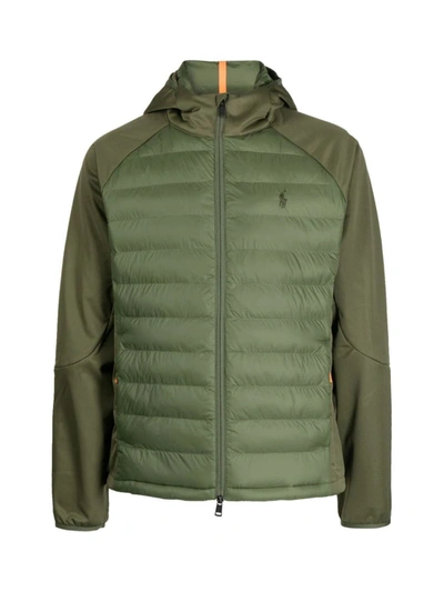 Polo Ralph Lauren Thor Logo-embroidered Hooded Jacket In Green