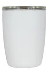 Vinglace Glass Lined Stainless Steel Everyday Glass In White