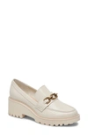 Dolce Vita Harlen Platform Loafer In Beige