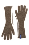 Paloma Wool Peter Wool & Alpaca Blend Gloves In Taupe
