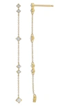 Bony Levy Liora Diamond Linear Earrings In 18k Yellow Gold