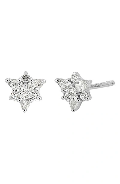 Bony Levy Getty Diamond Stud Earrings In 18k White Gold