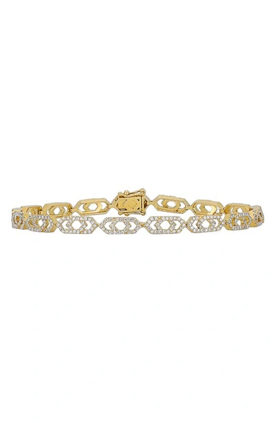 Bony Levy Prism 18k Gold Pavé Diamond Tennis Bracelet In 18k Yellow Gold