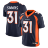 Nike Justin Simmons Navy Denver Broncos Alternate Game Jersey In Navy