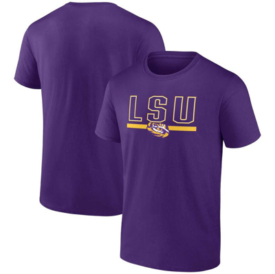 Profile Men's  Purple Lsu Tigers Big And Tall Team T-shirt