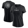 Nike Black Chicago Cubs Over Shoulder T-shirt In Black