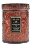 Voluspa Mini Forbidden Fig Glass Jar Candle 5.5 oz/ 156 G 1-wick Candle In Forbidden Fig