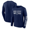 PROFILE PROFILE NAVY PENN STATE NITTANY LIONS BIG & TALL TWO-HIT GRAPHIC LONG SLEEVE T-SHIRT