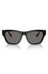 Versace Mens Square Sunglasses In Black In Black