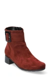 Mephisto Gianina Block Heel Bootie In Cordovan