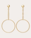Ramy Brook Lea Teardrop Hoop Earrings In Gold