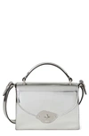 Mulberry Small Lana Top Handle Crossbody Bag In Silver