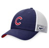 NIKE NIKE ROYAL/WHITE CHICAGO CUBS HERITAGE86 LIGHTWEIGHT UNSTRUCTURED ADJUSTABLE TRUCKER HAT