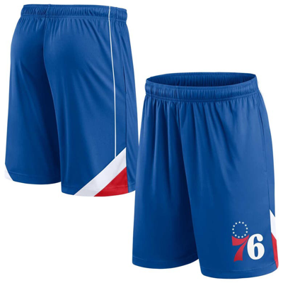 Fanatics Branded Royal Philadelphia 76ers Slice Shorts