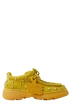 BURBERRY CREEPER STUD FAUX SUEDE OXFORD
